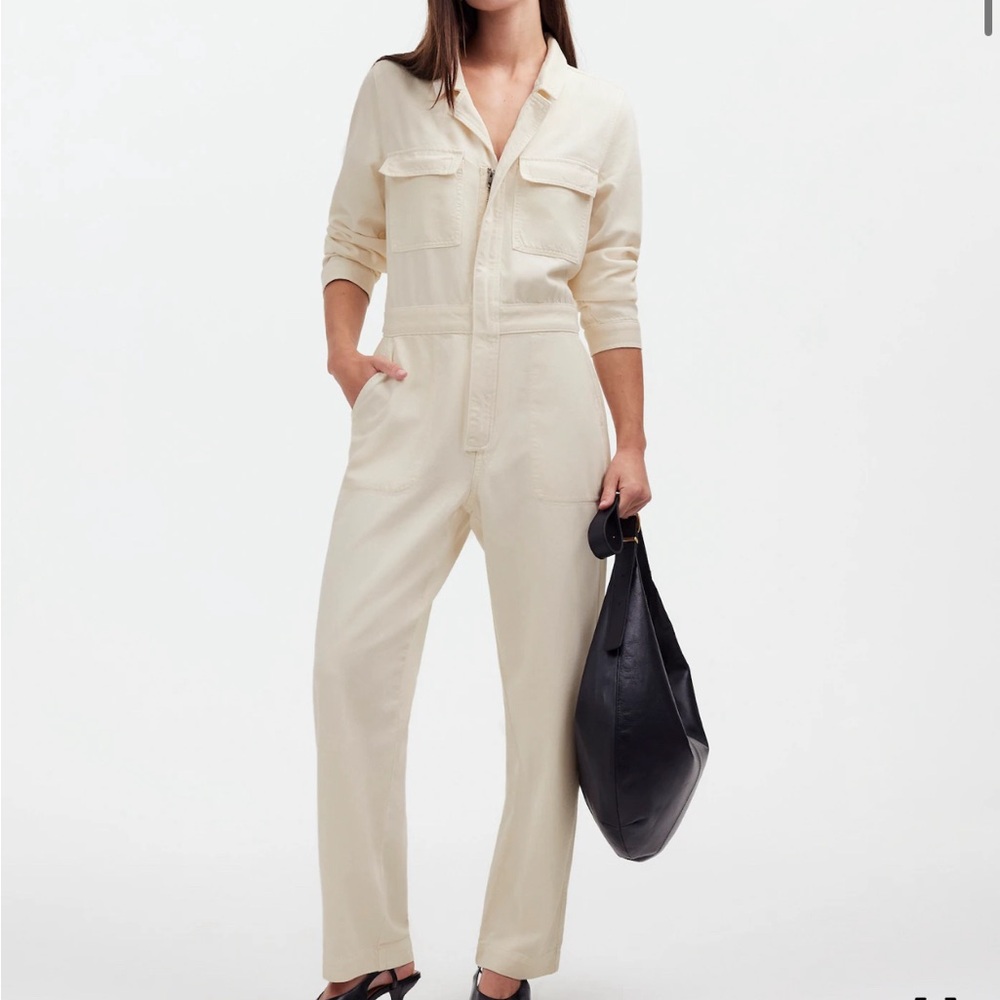Women's Cream Jumpsuit